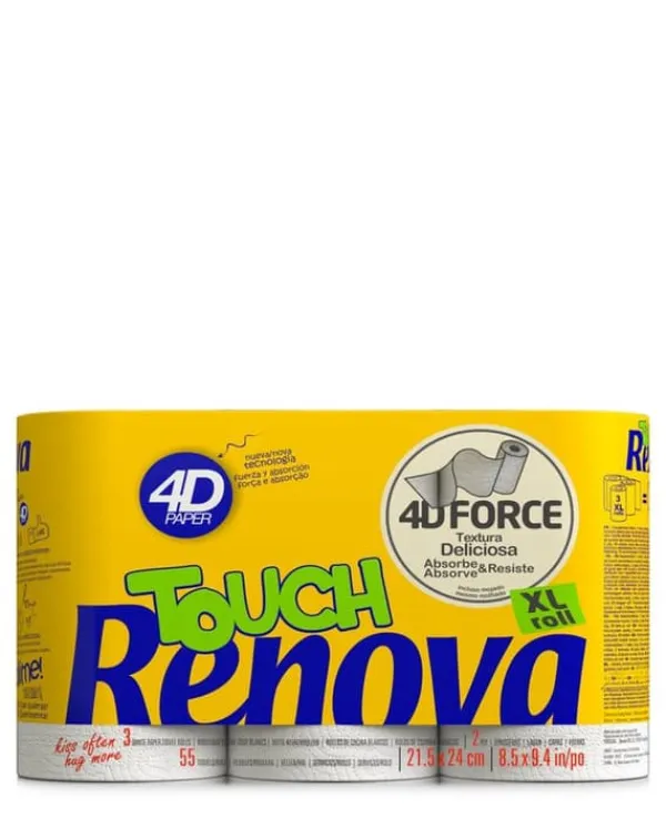 Aftørringspapir>Renova Touch 3R papirhåndklæde