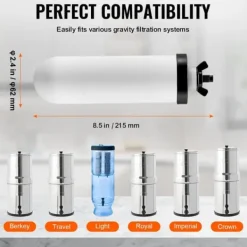 Rensningsvandfilter til Gravity Filter System 2-pak, effektiv vandfiltrering, nem udskiftning, holdbar kvalitet. Clearance