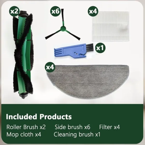Støvsugertilbehør>Reservedele til iRobot Roomba Combo Essential - Komplet sæt