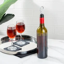 Restaurantware-Bar 3-i-1 vinkølerstang, 1 hurtig isfri vinkølerstang - Rustfri stål flaskekølerstang, Til vinelskere Discount