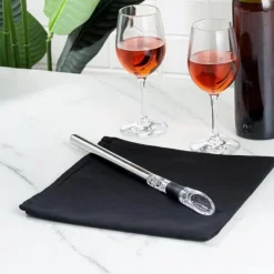 Restaurantware-Bar 3-i-1 vinkølerstang, 1 hurtig isfri vinkølerstang - Rustfri stål flaskekølerstang, Til vinelskere Discount