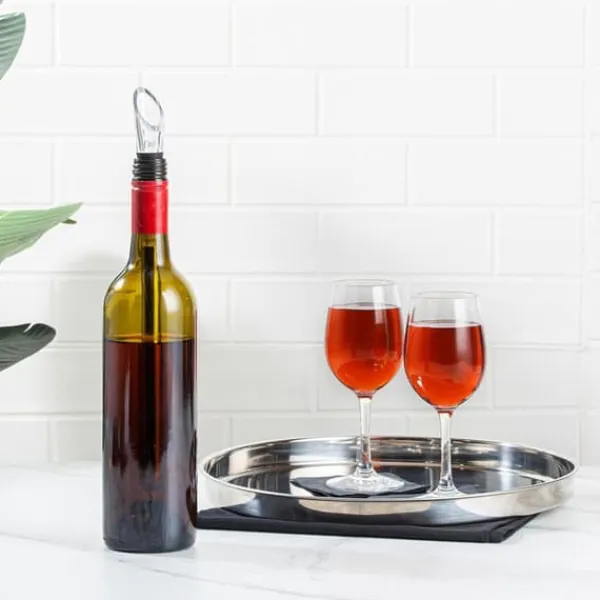 Restaurantware-Bar 3-i-1 vinkølerstang, 1 hurtig isfri vinkølerstang - Rustfri stål flaskekølerstang, Til vinelskere Discount