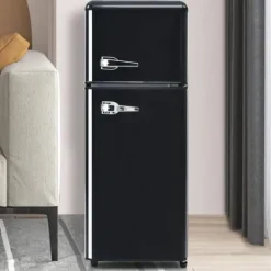 Kombineret Køle- & Fryseskab>Retro Køleskab, Køle-/fryseskab, 105,5 cm, 92L, 28L fryser, Energiklasse D