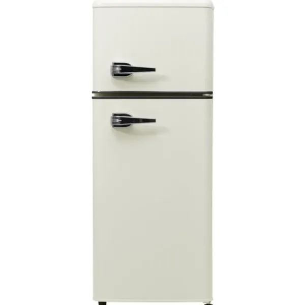 Retro-Køleskab, Køle-/fryseskab, 105,5 cm, 92L, 28L fryser, 116 kWh/år Clearance