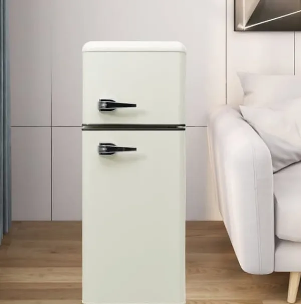 Kombineret Køle- & Fryseskab>Retro-Køleskab, Køle-/fryseskab, 105,5 cm, 92L, 28L fryser, 116 kWh/år