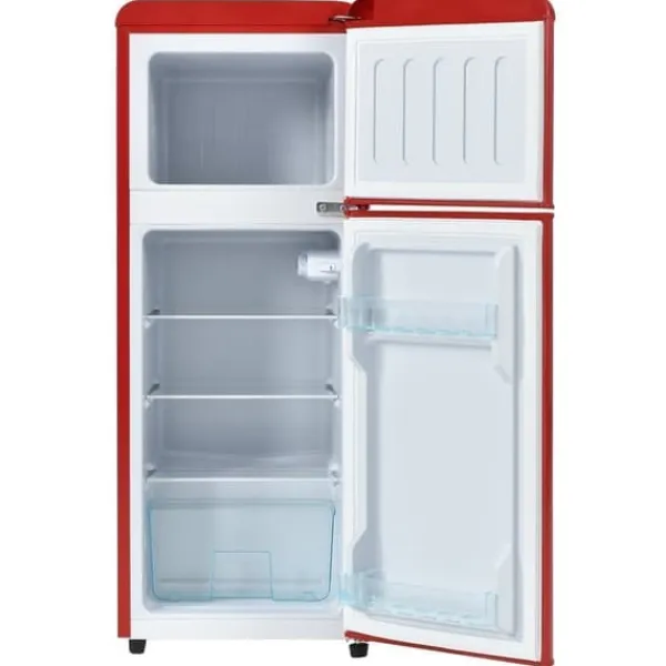 Kombineret Køle- & Fryseskab>Retro-Køleskab, Køle-/fryseskab, 105,5 cm, 92L, 28L fryser, 116 kWh/år