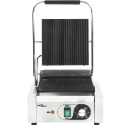 Rillede paninigrill i rustfrit stål - 1800 W | Størrelse: 31x30,5x20 cm Best