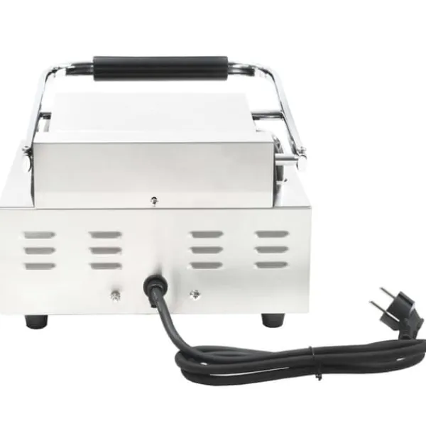 Rillede paninigrill i rustfrit stål - 1800 W | Størrelse: 31x30,5x20 cm Best