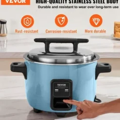 Riskoger, 10 L, 48x39x33 cm, Non-stick, Kommerciel New