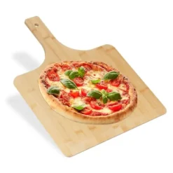 Robust XXL pizzaskraber i bambus Clearance