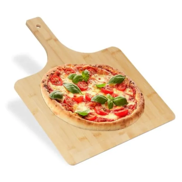 Robust XXL pizzaskraber i bambus Clearance