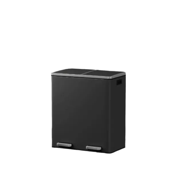ROOTZ DUAL COMMENT DASH CAN - Genbrugsbakke - Affaldsseparator - 60L kapacitet - Stålmateriale - 59 cm x 36,5 cm x 65,2 cm Clearance