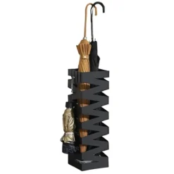 Opbevaringskroge & Hylder>Rootz Iron Paraply Stand - Screen Stand - Metal Holder - Stilfuld indretning - 15,5 cm x 15,5 cm x 49 cm