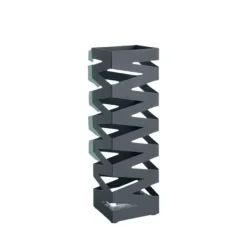 Opbevaringskroge & Hylder>Rootz Metal Paraply Stand - Screen Stand - Water Aschard - 4 Hooks inkluderet - Grå - 15,5 cm x 15,5 cm x 49 cm