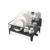 Rootz opvask ramme - opvaskestativ - tørringsstativ - stål & PP plastik - rumbesparende - 31 cm x 42 cm x 18,5 cm - sort Hot