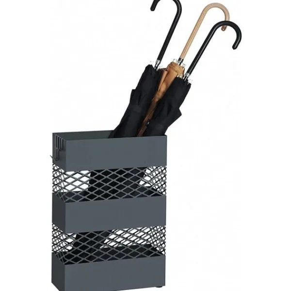 Opbevaringskroge & Hylder>Rootz Paraplystativ - Vandopsamler - Paraplyholder - 28 x 12 x 41 cm - Metal - Antracit