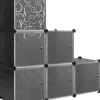 Tøj- & Garderobeopbevaring>Rootz Stabelbar skoopbevaringshylde - DIY opbevaringshylder - Modulær terningarrangør - holdbar opbevaring - 35 x 35 x 35 cm