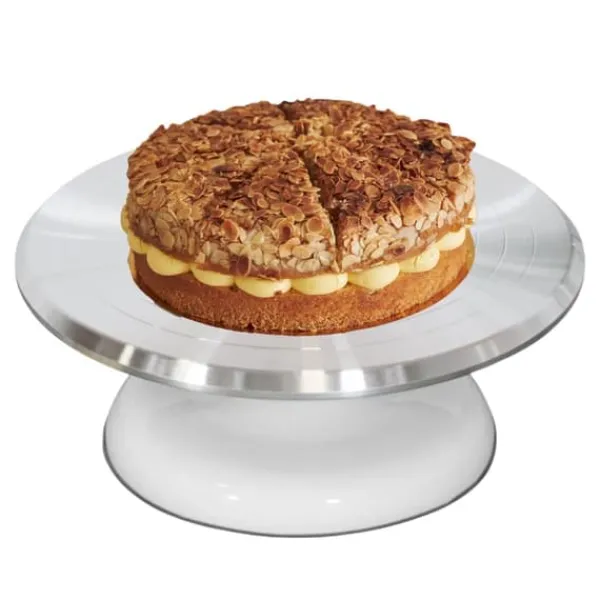 Serveringsfad & Skåle>Roterende kagefod til kager, cupcakes, 25 cm BRUNBESTE BB-3614