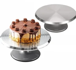 Roterende kagefod til kager, cupcakes, 25,5 cm KLAUSBERG KB-7771