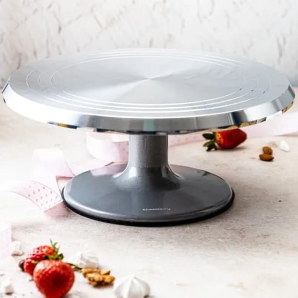 Roterende kagefod til kager, cupcakes, 25,5 cm KLAUSBERG KB-7771