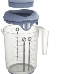 Rotho Fresh blandekop med stænkbeskyttelse 1,5L Horizon Blue Discount