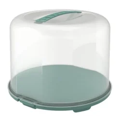 Kagedåser>Rotho Fresh Cake Box XL 35,5x34,5x26 cm Mistelten Grøn/Transparent