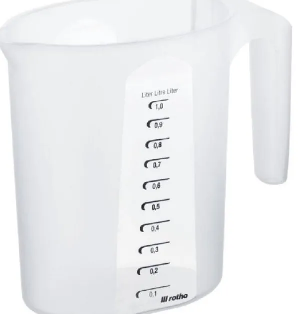 Rotho Topline målebæger 1L transparent Discount