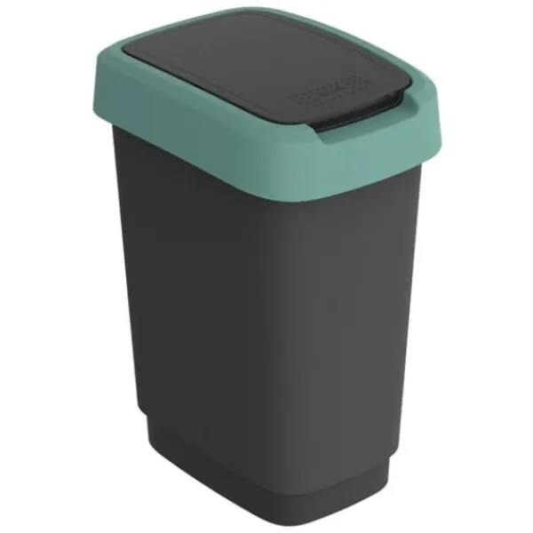 Rotho Twist Affaldsbeholder 10L Mistelten Grøn/Antracit Online