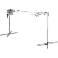 Grill-Ovne & Ovn Med Roterende Stegespyd>Rotisserigrill 174x53.5x86 cm rustfrit stål elektrisk grillkit