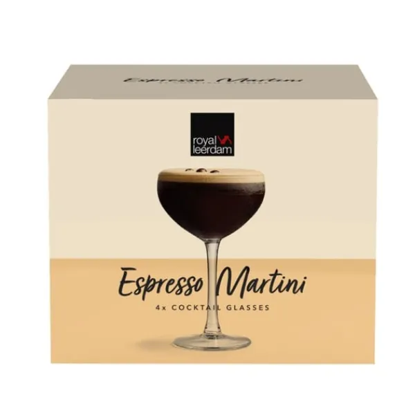 Royal Leerdam Espresso Martini glassæt 4