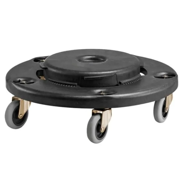 Tilbehør Til Affaldshåndtering>Rund affaldsbeholder Dolly, Passer 20/32/44/55 Gal beholdere, 500 lbs kapacitet