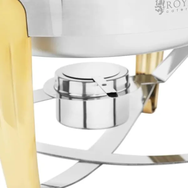 Tilbehør Til Madservering>Rund bain-marie-varmer til pastabaserede retter med rolltopbetræk, 6 l