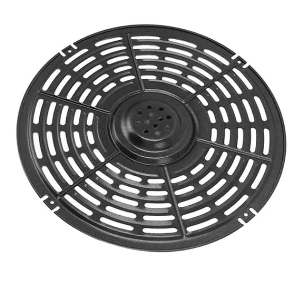 Fritøse>Rund nonstick fritureplade med silikonebørste og ærme - 22 cm / 8,7 tommer
