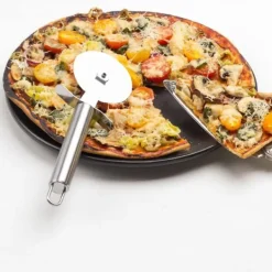 Rund pizzaskærer i stål 20,5 cm Online