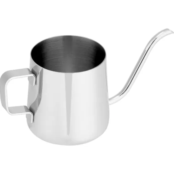 Kaffe- & Tekander>Rustfri Stål Dryp Kaffekande Lang Svanehals Tud Kedel Kop Teværktøj (Sølv 250ml)