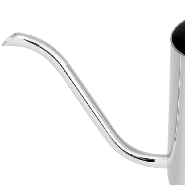 Kaffe- & Tekander>Rustfri Stål Dryp Kaffekande Lang Svanehals Tud Kedel Kop Teværktøj (Sølv 250ml)