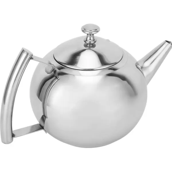 Kaffe- & Tekander>Rustfri Stål Tekande Giftfri Tekande Kedel med Filter til Brygning af Løse Teblade og Tebreve (1L)