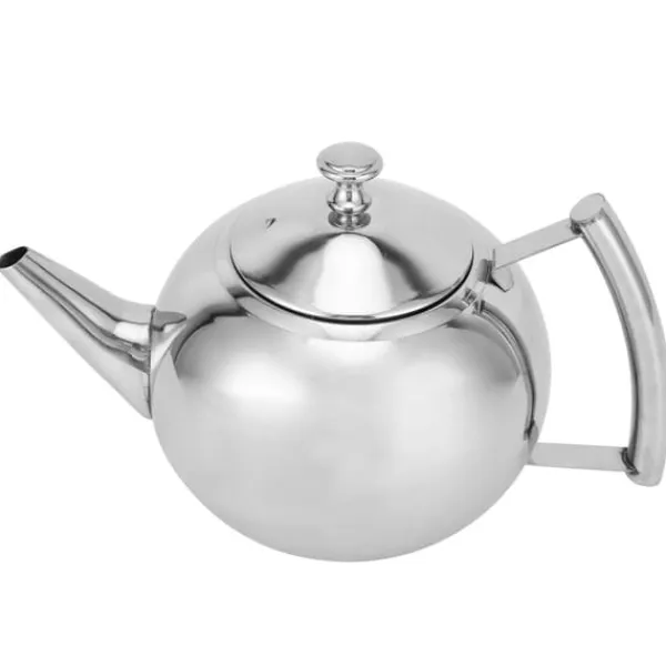 Kaffe- & Tekander>Rustfri Stål Tekande Giftfri Tekande Kedel med Filter til Brygning af Løse Teblade og Tebreve (1L)