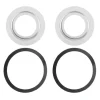 Affaldskværne>Rustfrit stål 180 mm til 114 mm vask Madaffaldskværn Adapter Tilbehør Dele