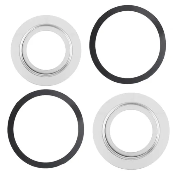 Affaldskværne>Rustfrit stål 180 mm til 114 mm vask Madaffaldskværn Adapter Tilbehør Dele