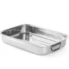 Rustfrit stål bradepande til bagning i ovn 315x245x50mm - Hendi 508503 Hot