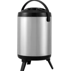 Rustfrit stål drikkevaredispenser, 1,5 gallon (6 liter), termisk servering til varme og kolde drikke. Fødevaregodkendt til te, kaffe og vand. Online
