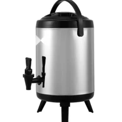 Rustfrit stål drikkevaredispenser, 1,5 gallon (6 liter), termisk servering til varme og kolde drikke. Fødevaregodkendt til te, kaffe og vand. Online