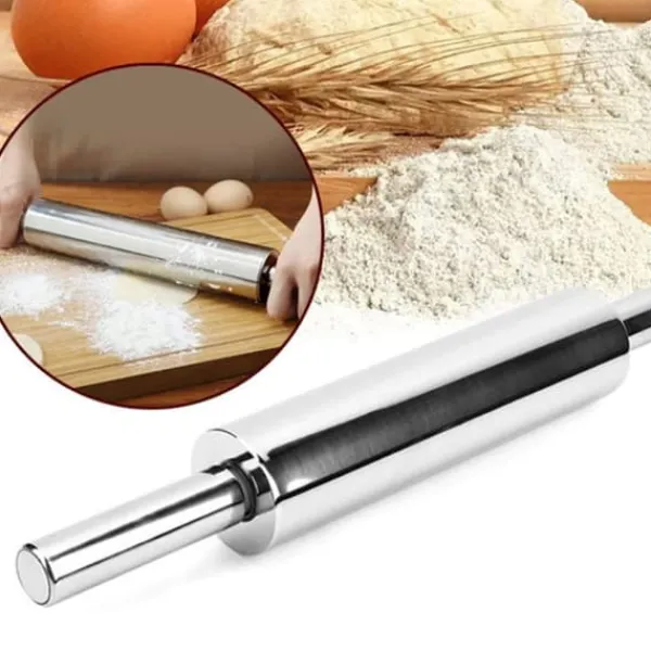 Rustfrit Stål Kagerulle Non-stick Kagerulle til Bagning Dej Pizza Tærte Bageværktøj Køkkentilbehør Best