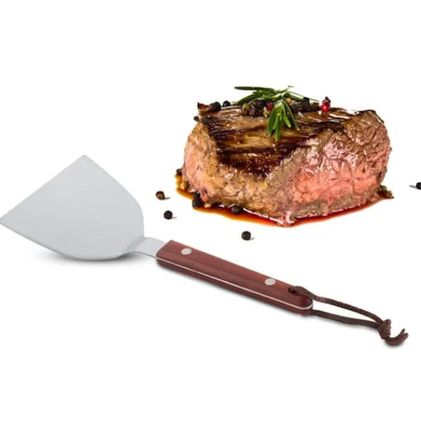 Stegepaletter>Rustfrit Stål Madlavningsskovl Grillskovl Håndtag Køkken Madlavningsskovl 85 Skovl