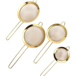 Rustfrit stål melsitning til hjemmekøkken (4 stk.) Sale