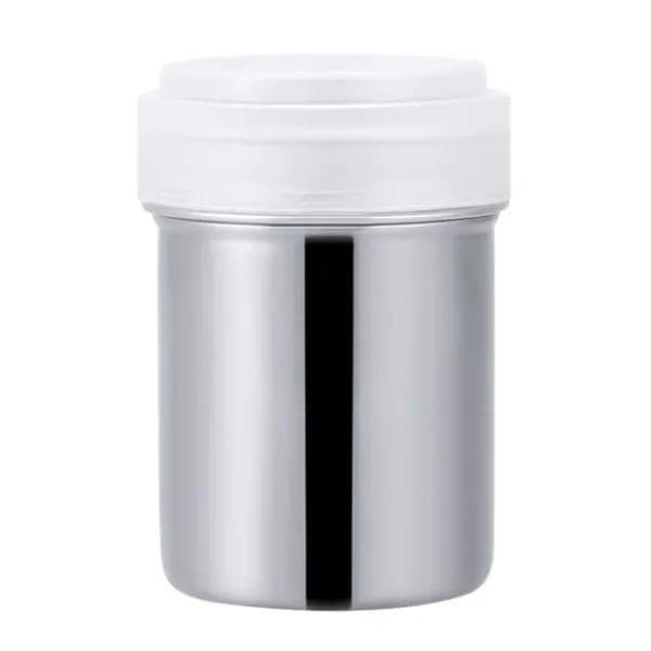 Rustfrit Stål Pulver Shaker Kakao Sukker Kaffe Peber Krydderi (Konkav S) Sale