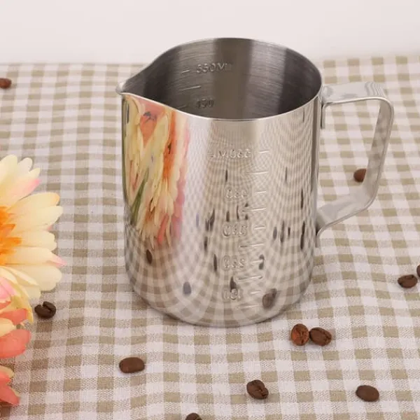 Kaffemaskiner Til God Kaffe>Rustfrit Stål Skummer Cappuccino Mælkekande Mælkeskumkande Latte Art