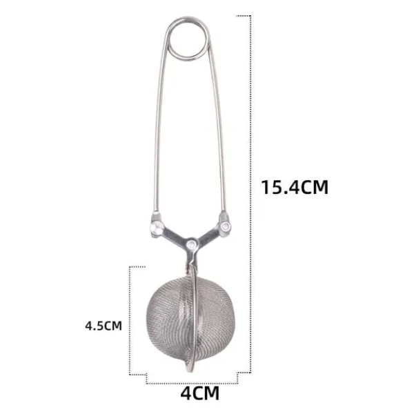 Tefiltre>Rustfrit stål te si sæt - 4,5 cm & 5 cm te infusers til løs te