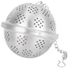 Tefiltre>Rustfrit stål teinfuser - Krydderifilterkugle til køkkentilbehør